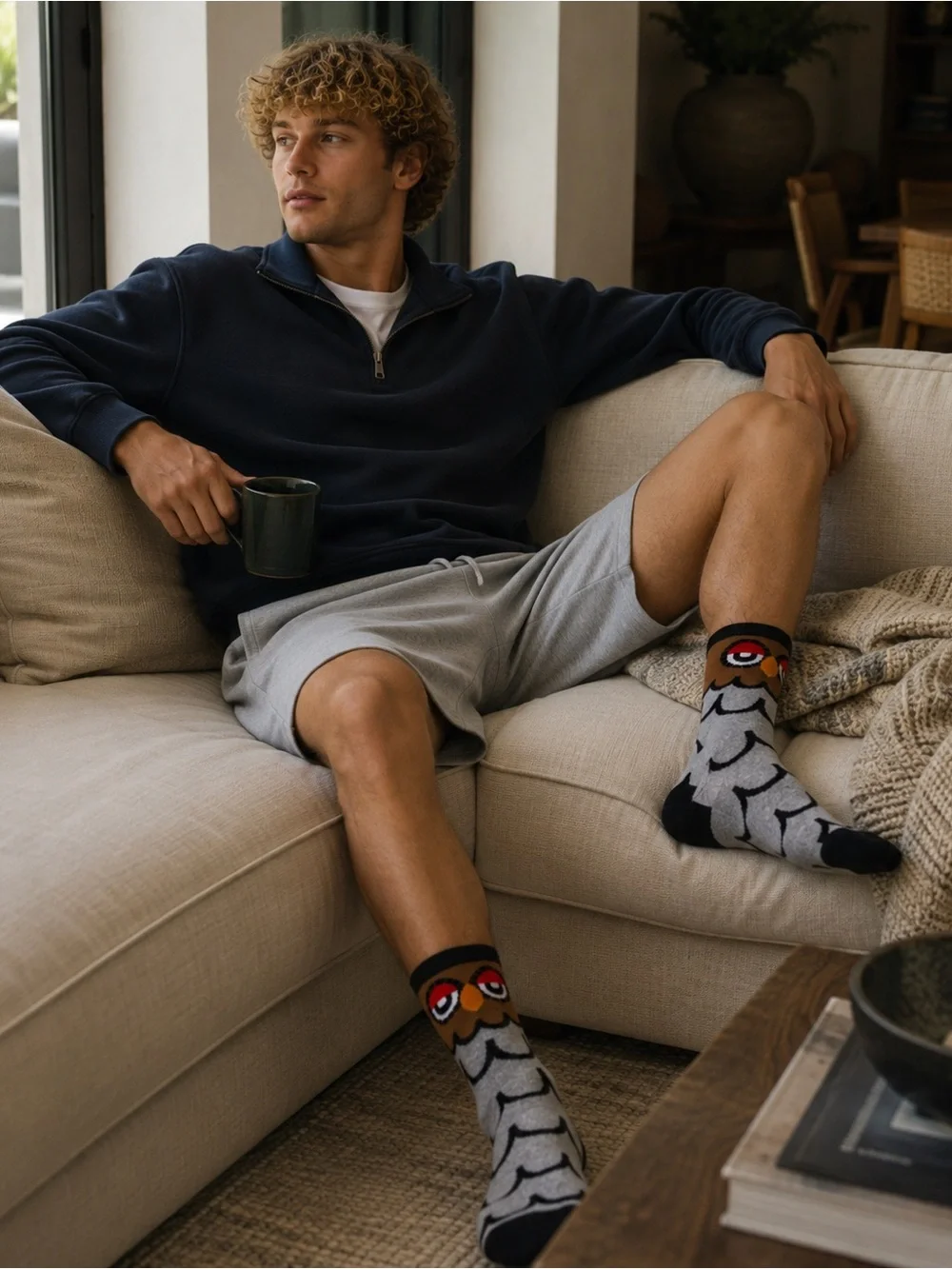Unamused Owl Socks